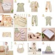 彩棉婴幼儿防水袖套 亲肤舒适条纹袖套